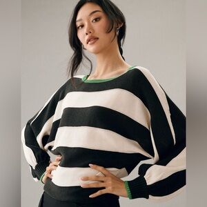 Anthropologie Maeve Slouchy Boatneck Sweater